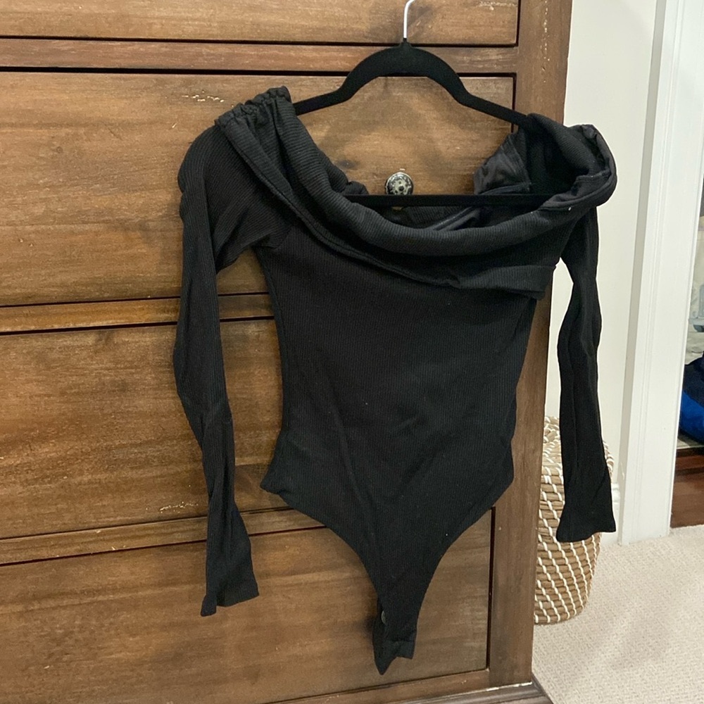 Lovers and Friends off the shoulder black bodysuit
